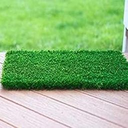 FRESH FROM LOOM 35 mm Washable, Dust & Waterproof Green Mats | Artificial Lawn Carpet Mat | High Density Premium Grass Lawn Turf | Indoor & Outdoor Use Mats | Skin Friendly (Size - 4 x 5 feet)-2