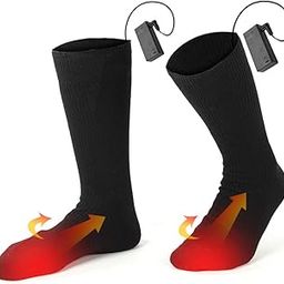 DOA Well Padded Electric Heated Socks, Carbon Fabric Silk Heating Socks, Rechargeable, Men & Women-image-18