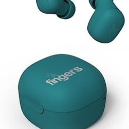 FINGERS SizeZero Pods2 World's Tiniest TWS Earbuds with 15-Hour Total Playtime, Quick Charge of 10 mins for 2-Hour Playtime, Built-in Mic with SNC™ Technology for Clear Calls (Teal)-image-61