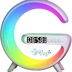 Chargeworld New Intelligent Ambient Light and Many Impresive Features Like Wireless Charging Bedside Night Light Multi-Mode Play Bluetooth Speaker for Office, Home-image-85