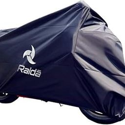 Raida RainPro Bike Cover for Yamaha FZ S V 2.0 (Navy Blue) Waterproof | Dustproof | with Mirror Pockets-3