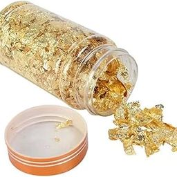 ADW CRAFT'S Gold Flakes for Resin Art (10 Grams, 3 Colour)|Flakes for Resin Art, Cake Art, Nail Art (Gold)-picture-7