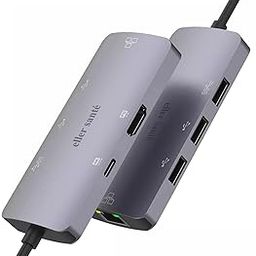 eller santé® USB Hub Type C Hexon 6IN1 multiport 3.0 High Speed Adapter connector (5GBPS) data transfer Converter Extension, 4K HDMI, Type C PD, RJ45 Ethernet docking station USB A Port Compatible with Macbook Air Pro (M1, M2 etc), iPad Pro Air, Laptop, and Other Type C Mobile & Devices-image-48