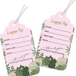 Infistyle Luggage Tags for Wedding 25 Pcs Wedding Luggage Tags 300 GSM Cardstock Tags for Wedding Luggage Tag (2 inch Width x 3.5 inch Height) (Tags-02)-picture-32