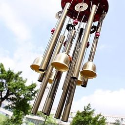 Metal Wind Chime (24 inch, Multicolour)-image-51