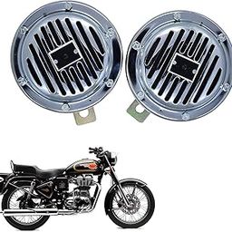 Vagary Chorme Finishing High Sound Universal Wind Tone Horn for Royal Enfield Bullet 350-26