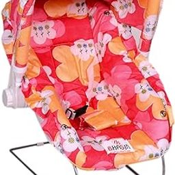 Flipko Multi-Purpose 10 in 1 Baby Carry Cot/Baby Bouncer with Mosquito Net (Red)-21