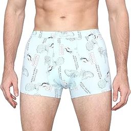 Men's Ace Micro Modal Regular Fit Printed Antimicrobial Trunks Active Trunk - Anti Odor, Anti Microbial, Comfortable Underwear for Everyday-image-12