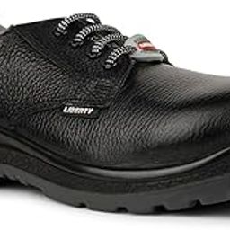 Freedom SURAKSHACR Lacing Black Safety Shoes for Men with PU Sole | Comfortable & Durable-image-36