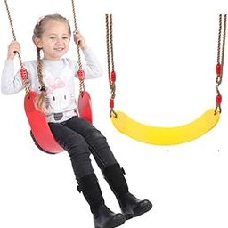 ELBME® Indoor and Outdoor Sports Children Swing EVA Soft Board Swing-13