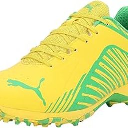 Mens 22 FH Rubber Vibrant Yellow-Green Cricket Shoe - 7 UK (10678906)-image-56