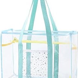 ™ Clear Tote Bag Gym Bag Female PVC Beach Tote for Swimming Working Sports Game Light Green | Womens Handbags & Bags-11