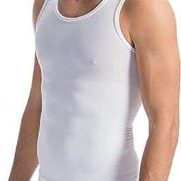 Man 417B Men�s Body Shaping Vest with Light Thin and Refreshing Breeze Yarn - Tank Top Slimming Vest � Compression Men�s Undershirts-picture-52