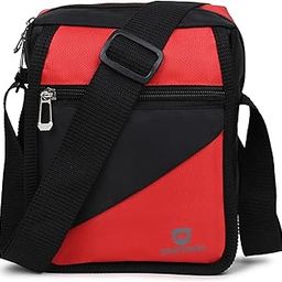 Colourblocked Structured Sling Bag For Men-14
