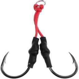 UJEAVETTE 3xJig Hooks Fishing Hooks Barbed Hooks Assist Hooks in Solid Ring Saltwater 4-Sporting Goods- Fishing- Terminal Tackle- Hooks-image-28