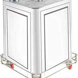 Wings Oil Container Stand Oil Can Moving Stand Dabba Tin Box Stainless Steel Kitchen-image-41
