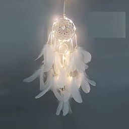 Grab Classy Cotton Dream Catcher (4.7 x 13.8 inch, White)-image-3