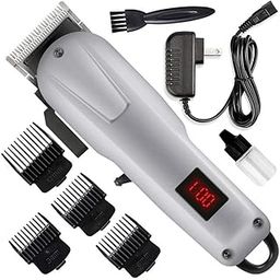 OSL Men's DSP Professional Rechargeable Cordless & Corded Waterproof Beard Mustache Trimmer Powerful Hair Clipper Salon approved Electric Grooming Kit With LED Display Multicolor (3 Year Warranty)-image-14