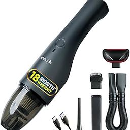 IBELL TURBOVAC700 Cordless Car Vacuum Cleaner, Rechargeable, Wet & Dry, Hand Held Portable, with High Suction Power (Black)-image-58