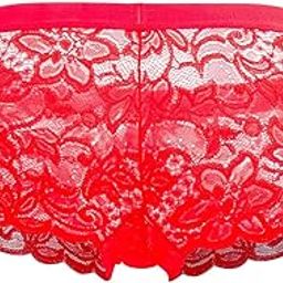 Men's Hipster Briefs, Low Rise Lace, Full Back Coverage, Center Seam Pouch-picture-49