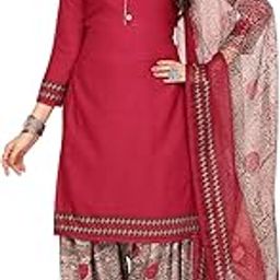Women's Printed Dress Material - Unstitched Crepe Fabric Kurti, Pants & Dupatta Set (AZ-YS-P1-1196)-image-7