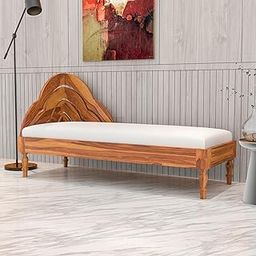 SS WOOD FURNITURE Sheesham Solid Wood Maiasethi Deewan for Home(Brown), 31.5 Centimeters-image-6