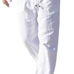 Men's and Boy's White Cotton Round Elastic Lounge Bottom wear Pajama Resort Pant-image-6