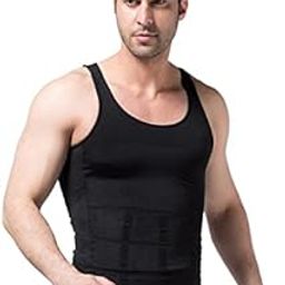 Men's Tummy Shaper Men's Slimming Underwear Body Shaper Vest Body Slimming Tummy Belly Body Shapewear, Men's Slimming Body Shapewear (Black)-picture-29