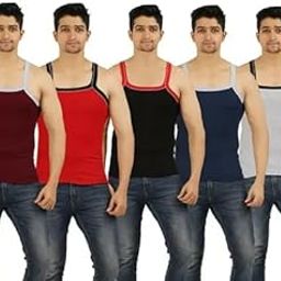 Men Cotton Multicolour Gym Vest Pack of 4_01-image-75