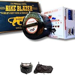 BIKEBLAZER Semi-Automatic Full Body Bike Cover | Compatible for All Royal Enfield Motorcycles | Heavy Duty Device | Water Resistant | UV Safe | 100% Dust Proof | Anti-Theft & Scratch Proof Cover BMK-image-53