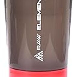 Raw Element Protein Shaker Bottle 500ml – 3-in-1 Gym Sipper with Extra Storage for Powder, Supplements & Nuts – Leakproof Shaker for Protein Shake – Red & Black – BPA-Free – 1 Piece-image-46