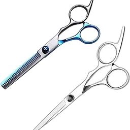 Professional Stainless Steel Hair Cutting Thinning Scissors Hairdressing Styling Set For Barber or Beauty Saloon Home-image-61