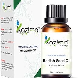 KAZIMA Radish Seed Cold Pressed Carrier Oil - 100% Pure Natural & Undiluted For Skin care & Hair (30ml)-image-46