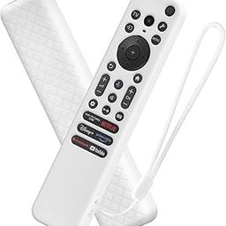 Cotbolt Silicone Cover Case Compatible with Sony Bravia Smart Tv 2023 2024 2025 Voice Remote RMF-TX910U (White) [Remote NOT Included]-image-81