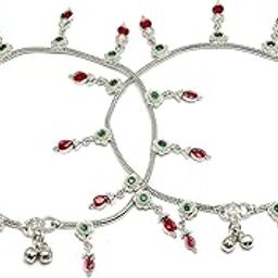 zeneme Minimal Silver-Toned Anklets – Stylish Payal for Women & Girls | Minimal Anklets-picture-9