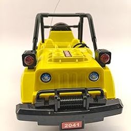 Joy Toy Traders® 2041 Remote Control Off-Road Jip for Kids – Red & Yellow | Stylish Lights, Sturdy Tyres | Size: L-10, W-5", H-6' (Yellow)-image-86