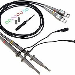 ThreeH P6100 100 MHz Oscilloscope Probe with BNC to Minigrabber Test Lead Accessories Kit-11