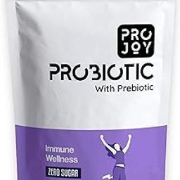 Projoy Overall Immune Wellness Probiotics - Stay Healthy and Protected | 20B CFU | 10 Strains | 2g Prebiotic | Vanilla | No Added Sugar (15 Sachets)-image-12