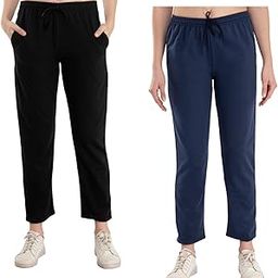 Women's Winter Wear Fleece Warm Solid Lower Track Pants (Pack of 1)-48