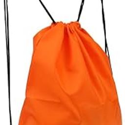Waterproof Drawstring Backpack School Gym Sports Beach Travel Bag Orange-picture-52