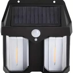 ONTRIP Solar Light Outdoor Outdoor Solar Tungsten Bulb Light Motion Sensor Waterproof Solar Light Outdoor Sensor Solar Wall Light Flood Light Outdoor Lamp (Home Solar Wall Lamp-Double)-77
