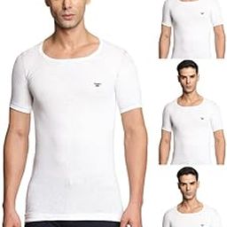 Men's Vest - 100% Cotton, White, Comfortable, Breathable, Baniyan for Men(Pack of 4)-image-35