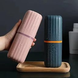 Xmart India Square Travel Toothbrush Cup Case, Portable Toothbrush Holder Case for Traveling, Camping, Business Trip and School Multipurpose Storage Holder (1 Pc,Multicolor)-image-30