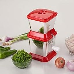 Foliam Ambition Stainless Steel Onion, Chilly & Vegetable Cutter, 1-Piece, 20x11cm (Color May Vary)-image-17