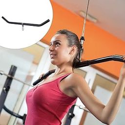 IBS Pull Up Bars LAT Pull Down Bar Biceps Bar Rotating Pull Bar Muscle Pull Bar for Home Bodybuilding Black Cross-fit Strength Training Fitness Home Gym-picture-1