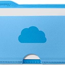 CASEOLOGY by Spigen Folder Pop Magsafe Wallet [Non-Slip Silicon Patterned] Magnetic Card Holder for iPhone 16, 15, 14, 13, 12, Series (PU Leather, Suede | Sky Blue Cloud)-image-13