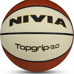 Nivia Top Grip Basketball Size- 6 (Material: Rubber , Color: Brown)-image-4
