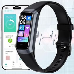 Fitness Tracker Watch, Smart Watch with Blood Pressure Heart Rate Sleep IP67 Waterproof Health Watch Fitness Activity Tracker Step Calorie Counter Pedometer Watches for Men Women Android iOS Phone-image-78