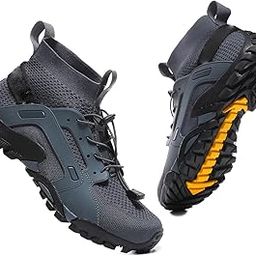THE STYLE SUTRA Water Shoes Sneakers Lightweight Hiking Shoes for Outdoor Trekking Casual 42Yard Grey-image-74