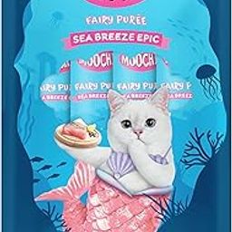 PETS EMPIRE Moochie Smooth Creamy Cat Treats Combo, Tuna Bonito Flavour Cream Sticks Treat, Yummy Lickable Kitty Snacks, Non-Vegetarian Kitten Snack Stick, No Added Salt for Cats & Kittens (15g X 10)-0